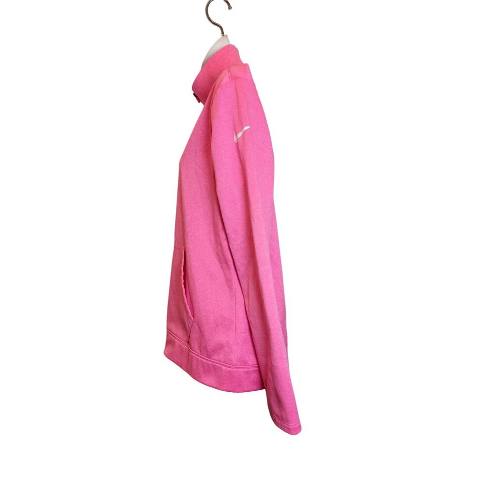 Nike Golf Dri-Fit Women's Long Sleeve Pink Full Zip Shirt Sz. M - Picture 4 of 9